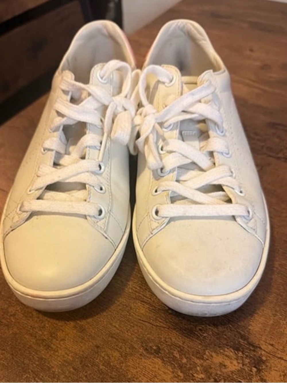 Gucci Ace Interlocking G Sneakers White Pink Leather, Women's